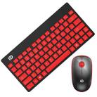 FOETOR 1500 Wireless 2.4G Keyboard and Mouse Set (Red) - 1