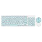 FOETOR iK6630 Wireless Keyboard and Mouse Set (Green) - 1