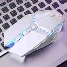 YINDIAO 6 Keys Gaming Office USB Mute Mechanical Wired Mouse(White) - 1