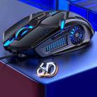YINDIAO G5 3200DPI 4-modes Adjustable 6-keys RGB Light Silent Wired Gaming Mouse (Black) - 1