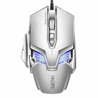 YINDIAO G403RS 7200DPI 4-modes Adjustable 8-keys RGB Light Programmable Wired Gaming Mouse(Grey) - 1