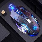 YINDIAO A4 2.4GHz 1600DPI 3-modes Adjustable Rechargeable Wireless Silent Gaming Mouse (Star Black) - 1