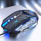 YINDIAO G3PRO 3200DPI 4-modes Adjustable 7-keys RGB Light Silent Wired Gaming Mouse (Star Black) - 1