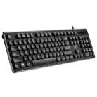 ZGB S500 Round Key USB Wired Computer Keyboard (Black) - 1