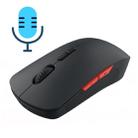 V6 2.4GHz 1200DPI 7-keys Wireless Optical Mouse with Micro USB Receiver, Support Intelligent Translation & Voice Commands (Black) - 1