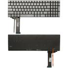 US Keyboard with Backlight for Asus GL551 GL551J GL551JK GL551JM GL551JW GL551JX G552 G552V G552VW G552VX FZ50JX GL752VW GL742VW(Silver) - 1