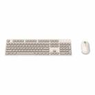 Original Xiaomi 2.4GHz Wireless Keyboard + Mouse Set 2 for Notebook Desktop Laptop(Milk Tea White) - 1