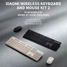 Original Xiaomi 2.4GHz Wireless Keyboard + Mouse Set 2 for Notebook Desktop Laptop(Milk Tea White) - 2