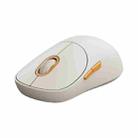 Original Xiaomi Dual-mode 1200DPI Ultra-thin Computer Mouse 3 (Beige White) - 1