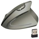 HXSJ T24 6 Buttons 2400 DPI 2.4G Wireless Vertical Ergonomic Mouse with USB Receiver(Grey) - 1