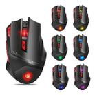 HXSJ T88 7 Buttons 4800 DPI 2.4G Wireless Rechargeable Gaming Mouse with USB Receiver & Colorful Backlight & Charging Cable - 1