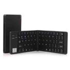 GK228 Ultra-thin Foldable Bluetooth V3.0 Keyboard, Built-in Holder, Support Android / iOS / Windows System (Black) - 1