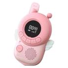 adj-847 Cartoon Bee-shaped Children Walkie-talkie Wireless 3km Call Outdoor Parent-child Interactive Toy with Flashlight & Anti-lost Lanyard (Pink) - 1