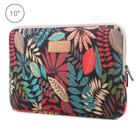 Lisen 10 inch Sleeve Case  Colorful Leaves Zipper Briefcase Carrying Bag for iPad Air 2, iPad Air, iPad 4, iPad New, Galaxy Tab A 10.1, Lenovo Yoga 10.1 inch, Microsoft Surface Pro 10.6,  10 inch and Below Laptops / Tablets(Black) - 1