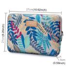 Lisen 10 inch Sleeve Case  Colorful Leaves Zipper Briefcase Carrying Bag for iPad Air 2, iPad Air, iPad 4, iPad New, Galaxy Tab A 10.1, Lenovo Yoga 10.1 inch, Microsoft Surface Pro 10.6,  10 inch and Below Laptops / Tablets(Grey) - 2