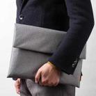 POFOKO A200 15.6 inch Laptop Waterproof Polyester Inner Package Bag(Grey) - 1
