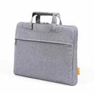 POFOKO A500 13 inch Portable Business Casual Polyester Multi-function Laptop Bag with Shoulder Strap(Grey) - 8