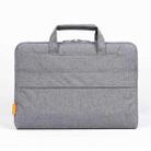 POFOKO A500 13 inch Portable Business Casual Polyester Multi-function Laptop Bag with Shoulder Strap(Grey) - 9