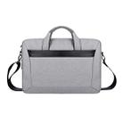 DJ06 Oxford Cloth Waterproof Wear-resistant Portable Expandable Laptop Bag for 14.1 inch Laptops, with Detachable Shoulder Strap(Grey) - 1