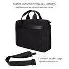 DJ06 Oxford Cloth Waterproof Wear-resistant Portable Expandable Laptop Bag for 15.6 inch Laptops, with Detachable Shoulder Strap(Black) - 8