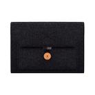 ND06 Multi-purpose Felt Button Laptop Inner Bag for 12.5 inch Laptop(Black) - 1