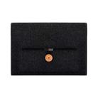 ND06 Multi-purpose Felt Button Laptop Inner Bag for 15.4 inch Laptop(Black) - 2