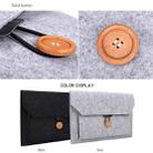 ND06 Multi-purpose Felt Button Laptop Inner Bag for 15.4 inch Laptop(Black) - 3