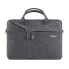 WiWU City Commuter Business Laptop Bag Carrying Handbag for 13 inch Laptop(Grey) - 1