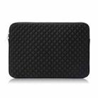 Diamond Texture Laptop Liner Bag, Size: 14-15.4 inch (Black) - 1