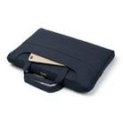 Portable One Shoulder Handheld Zipper Laptop Bag, For 11.6 inch and Below Macbook, Samsung, Lenovo, Sony, DELL Alienware, CHUWI, ASUS, HP (Dark Blue) - 4