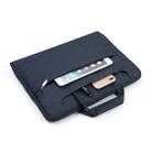 Portable One Shoulder Handheld Zipper Laptop Bag, For 11.6 inch and Below Macbook, Samsung, Lenovo, Sony, DELL Alienware, CHUWI, ASUS, HP (Dark Blue) - 5
