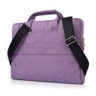 Portable One Shoulder Handheld Zipper Laptop Bag, For 11.6 inch and Below Macbook, Samsung, Lenovo, Sony, DELL Alienware, CHUWI, ASUS, HP (Purple) - 3