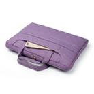 Portable One Shoulder Handheld Zipper Laptop Bag, For 11.6 inch and Below Macbook, Samsung, Lenovo, Sony, DELL Alienware, CHUWI, ASUS, HP (Purple) - 4