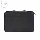 11.6 inch Fashion Casual Polyester + Nylon Laptop Handbag Briefcase Notebook Cover Case, For Macbook, Samsung, Lenovo, Xiaomi, Sony, DELL, CHUWI, ASUS, HP(Black) - 1