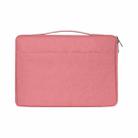 11.6 inch Fashion Casual Polyester + Nylon Laptop Handbag Briefcase Notebook Cover Case, For Macbook, Samsung, Lenovo, Xiaomi, Sony, DELL, CHUWI, ASUS, HP(Pink) - 2