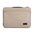 POFOKO E550 15.6 inch Portable Waterproof Polyester Laptop Handbag(Khaki) - 1