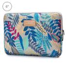 Lisen 6.0 inch Sleeve Case Colorful Leaves Zipper Briefcase Carrying Bag for Amazon Kindle(Grey) - 1