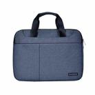 OSOCE S63 Breathable Wear-resistant Shoulder Handheld Zipper Laptop Bag For 15 inch and Below Macbook, Samsung, Lenovo, Sony, DELL Alienware, CHUWI, ASUS, HP (Blue) - 1