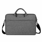 ST01S Waterproof Oxford Cloth Hidden Portable Strap One-shoulder Handbag for 13.3 inch Laptops (Dark Gray) - 1