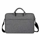 ST01S Waterproof Oxford Cloth Hidden Portable Strap One-shoulder Handbag for 14.1 inch Laptops (Dark Gray) - 1