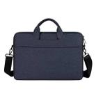 ST01S Waterproof Oxford Cloth Hidden Portable Strap One-shoulder Handbag for 14.1 inch Laptops (Navy Blue) - 1