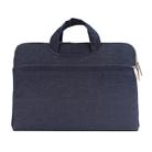 11.6 inch Portable Handheld Laptop Bag for Laptop(Dark Blue) - 1