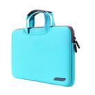 12 inch Portable Air Permeable Handheld Sleeve Bag for MacBook, Lenovo and other Laptops, Size:32x21x2cm(Green) - 1