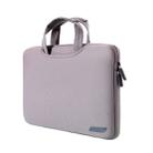 12 inch Portable Air Permeable Handheld Sleeve Bag for MacBook, Lenovo and other Laptops, Size:32x21x2cm(Grey) - 1