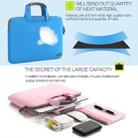 12 inch Portable Air Permeable Handheld Sleeve Bag for MacBook, Lenovo and other Laptops, Size:32x21x2cm(Magenta) - 5