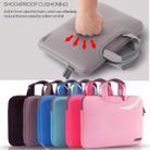 12 inch Portable Air Permeable Handheld Sleeve Bag for MacBook, Lenovo and other Laptops, Size:32x21x2cm(Magenta) - 8