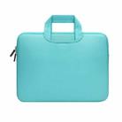 13.3 inch Portable Air Permeable Handheld Sleeve Bag for MacBook Air / Pro, Lenovo and other Laptops, Size: 34x25.5x2.5cm(Green) - 1