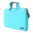 15.6 inch Portable Air Permeable Handheld Sleeve Bag for Laptops, Size: 41.5x30.0x3.5cm(Green) - 1
