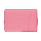 POFOKO C210 12.5-13 inch Denim Business Laptop Liner Bag(Pink) - 1