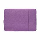 POFOKO C210 12.5-13 inch Denim Business Laptop Liner Bag(Purple) - 1